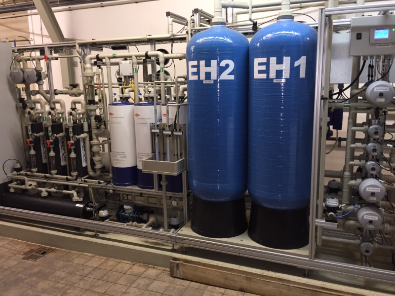 Wasseraufbereitungsanlage zur Herstellung von Reinstwasser für die Industrie